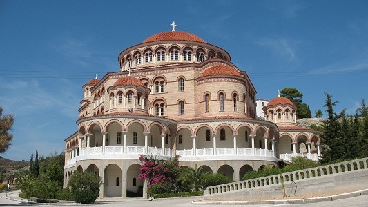 Храм святителя Нектария на острове Эгина. Фото 2009 г.