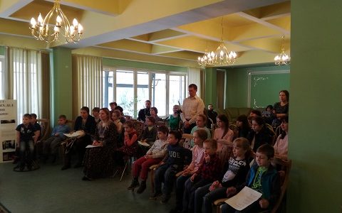 Праздник «Вербное воскресенье» проведен совместно с библиотекой 52 на ул. Коненкова